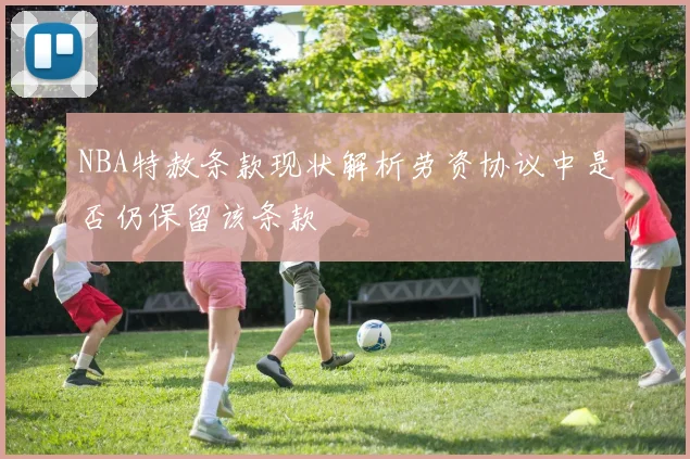 NBA特赦条款现状解析劳资协议中是否仍保留该条款